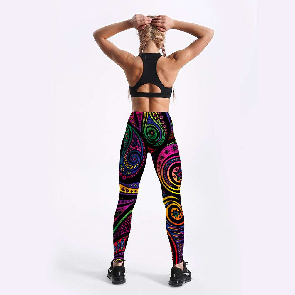 Printed Leggings for Women - Boy Fox Store