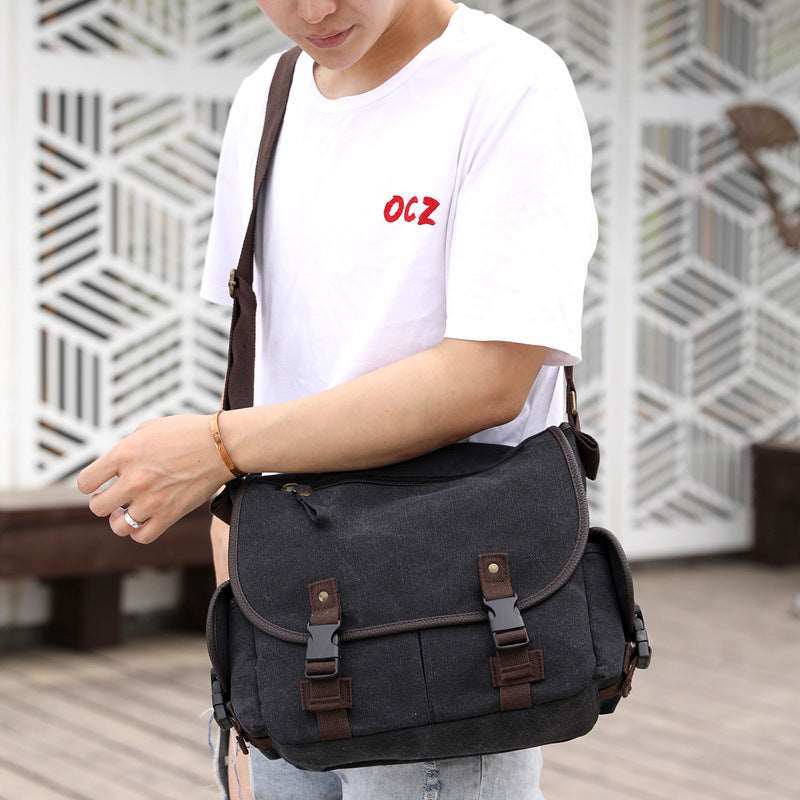 Canvas Comfort Messenger Bag for Men - Boy Fox Store